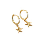 Starfish Sterling Silver Earrings for Women – Elegant Ocean-Inspired Jewelry